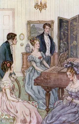 Illustration pour Wives and Daughters de Mrs Gaskell